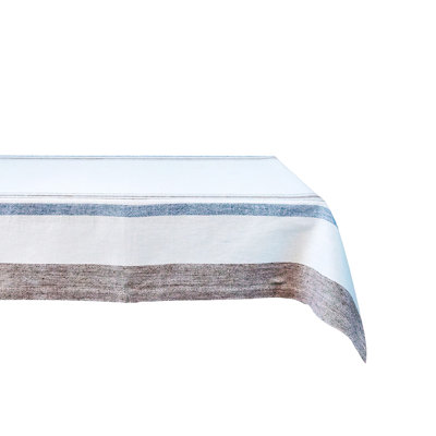 Danish Stripe 52" Table Square - Taupe