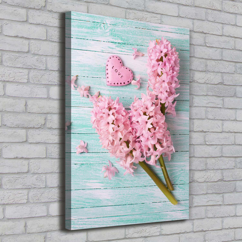 Lilac Flowers - Wrapped Canvas Print