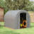 Outsunny 6' X 8' Garden Storage Tent, Heavy Duty Outdoor Shed, Waterproof Portable Shed Storage Shelter With Galvanized Metal Frame For Bike, Motorcycle, Garden Tools