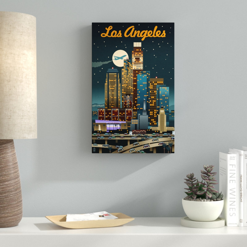 «Travel 125» par Lantern Press - impression sur toile tendue, H 19 po x l 12 po x P 2 po
