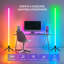 Lampe d'angle murale RVB 360°, 3 tubes de 1030 mm (40,55 pouces), éclairage d'ambiance DEL à prise USB, application, télécommande et contrôle tactile, synchronisation musicale, lumière RVB à changement de couleur pour chambre et salle de jeux, 1 unité-1198503224-1220508974