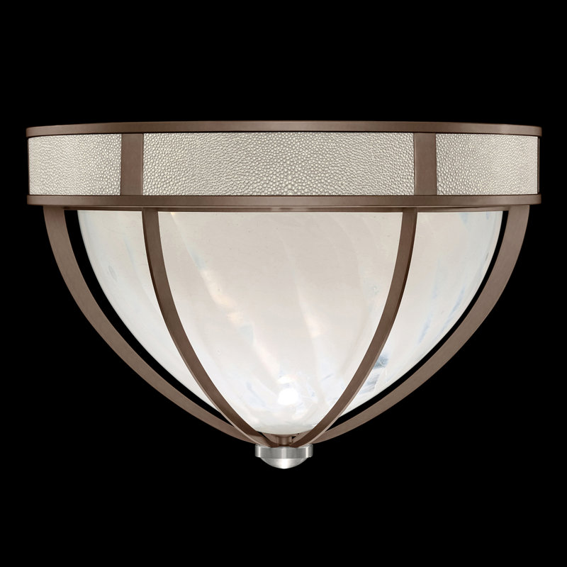 Plafonnier encastré rond 18,75 po Mirage, Bronze standard / nickel, Coco