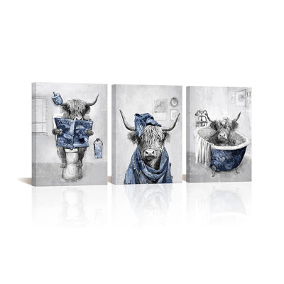 3 Piece Wrapped Canvas Print
