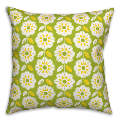 Floral Throw Pillow