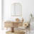 Metal Arch Wall Mirror-701091096-701091098