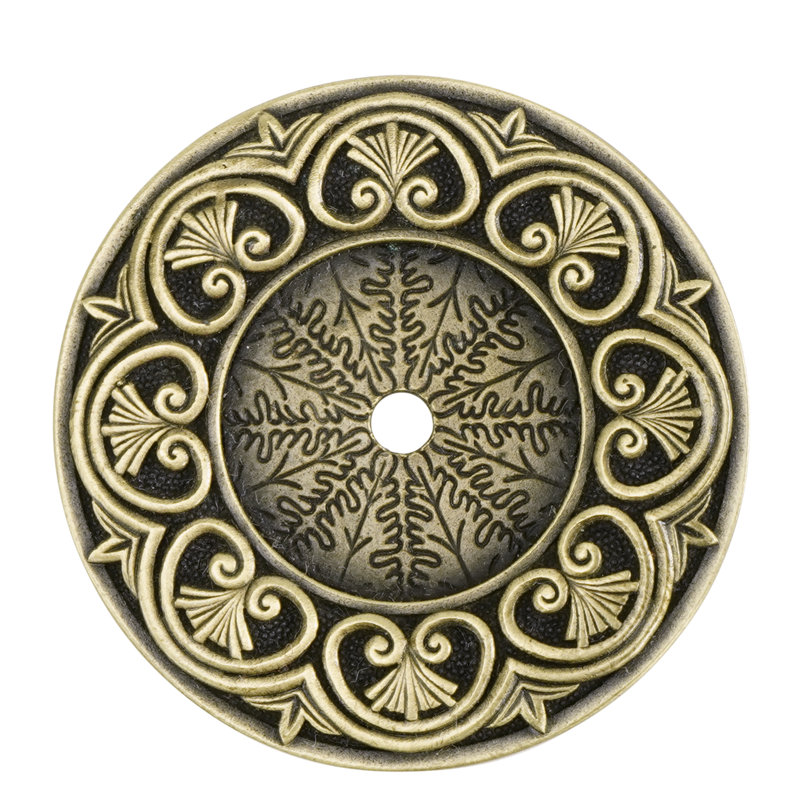 YORK BACK PLATE, Burnished Brass 