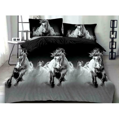 Buckman Polyester Floral Duvet Cover Set with Pillowcases