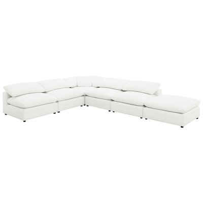 Canapé modulaire en L 6 pièces Hafsah
