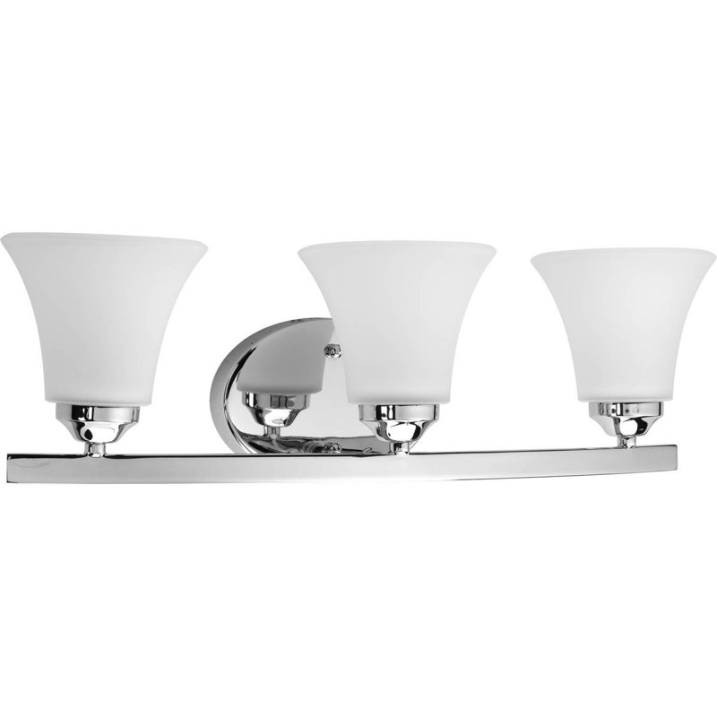 Luminaire pour meuble-lavabo Hilary, Chrome poli