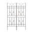 Ensemble de 2 treillis de jardin en métal 71 po x 17,7 po antirouille pour plantes grimpantes-61260561