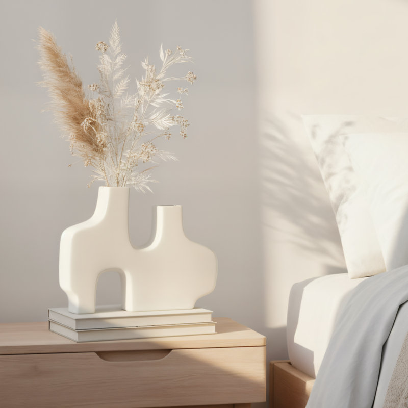 Vase Eleanor, Blanc