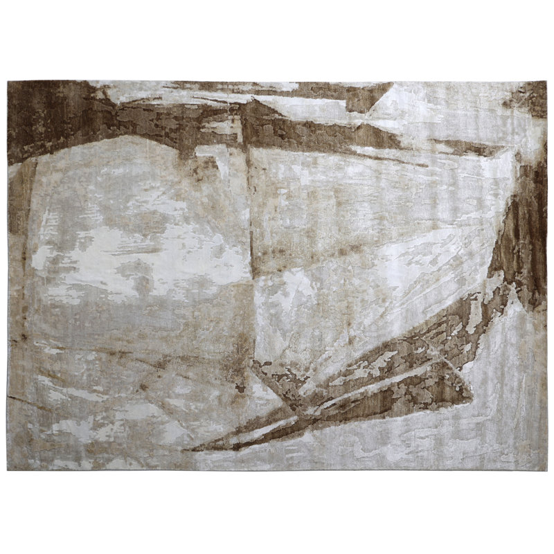 One-of-a-Kind Rectangle 8' X 9'11" Hand Knotted Area Rug