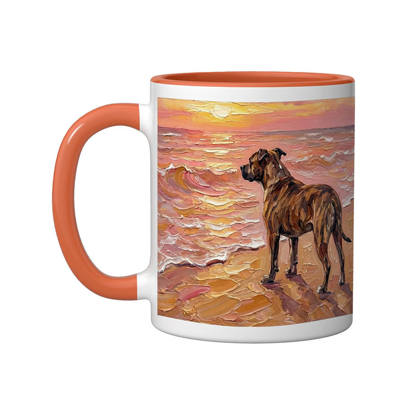 Ceramic Coffee Mug, Orange