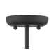 Del Single Light Metal Semi Flush Mount