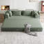 Canapé-lit convertible moderne avec coussin cylindrique, canapé-lit pliant avec poche latérale, canapé-lit pour salon-1006130598