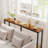 Console Table with Outlet, 63 Inch Sofa Table with Charging Station-118661774-118661776