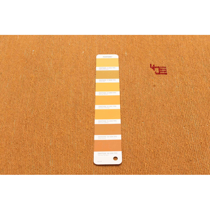 Tapisserie Kashkuli kilim orange 5 pi 0 po x 6 pi 11 po