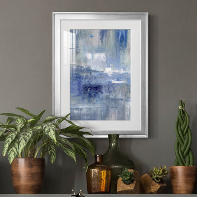 Bay View Indigo - Cadre photo, reproduction d'art sur papier