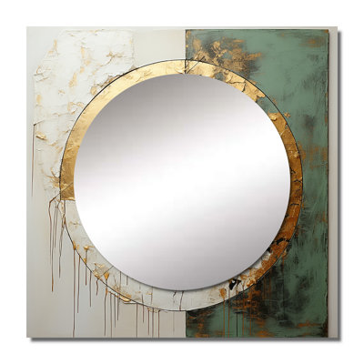 Mazola - Abstract Large Square Mirror Wall Decor For Bedroom