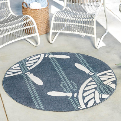 Bethzy Striped Indoor / Outdoor Rug
