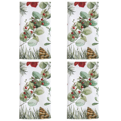 The Holiday Aisle® Celebrate The Season Napkin Set of 4