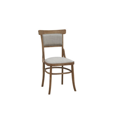 Aariana Unfinished Linen Solid Back Side Chair by Red Barrel Studio