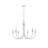 6-Light Metal Chandelier