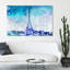 "Eiffel Glitter Blue" par Oliver Gal, impression sur toile-1380992321-1381294311