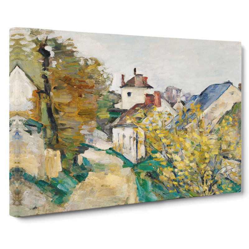 House Of Dr. Gachet by Paul Cezanne - Wrapped Canvas Painting, 35cm H x 50cm W x 3cm D