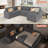 7-Piece Modular Sleeper Sectional with Pull-Out Bed and Storage Ottoman-1547616188