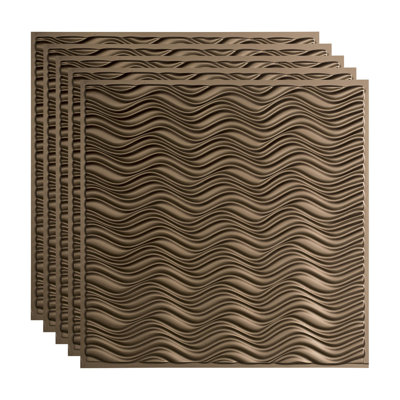 Panneau de plafond décoratif en vinyle 2 pi x 2 pi FASÄDE