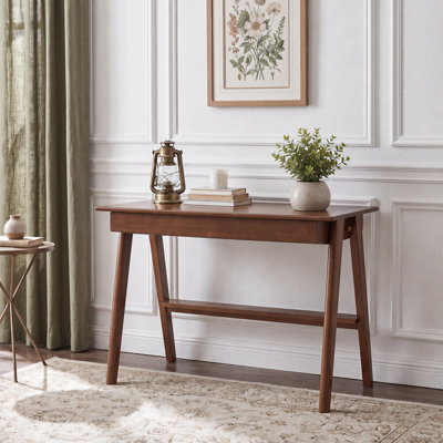 31.5"W Solid Wood Desk with Drawers