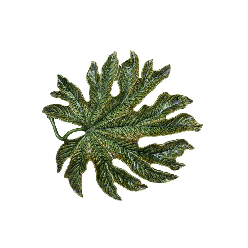 Chestnut Tree Leaf Sculpture by Bordallo Pinheiro