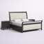 Ensemble de chambre à coucher avec lit-bateau Hammie, 3 pièces, gris-590512111