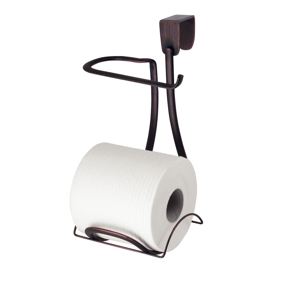 Basicwise Black Metal Undercabinet Paper Towel Holder