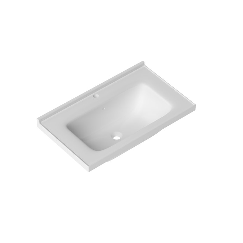 Comptoir de meuble-lavabo rectangulaire 32 po