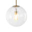 Luminaire suspendu sphérique en verre 1 lumière-2141515049