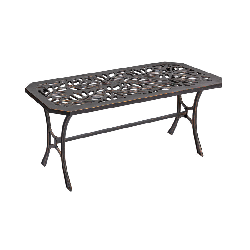 Zaddy Cast Iron Flora Coffee Table