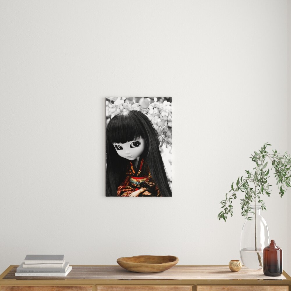 Leinwandbild ,,Wunderschöne Geisha Pullip" von Kumo, Grafikdruck