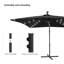 Laurennicole 98.4'' Lighted Cantilever Umbrella-1758670825