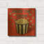 «Enjoy the Show Red» par Wild Apple Portfolio, art mural en métal doré, 12 po x 12 po-47213295