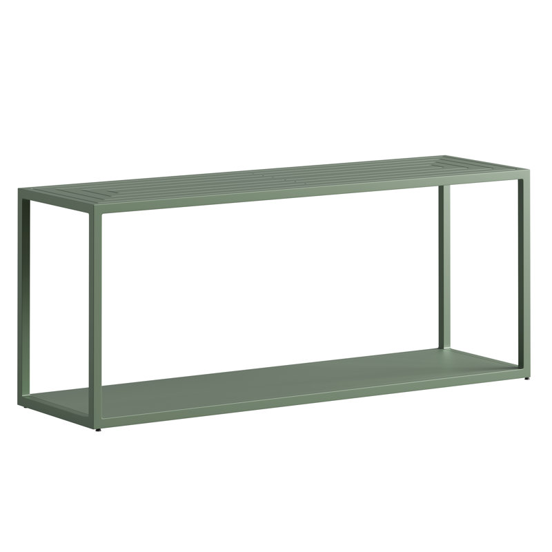 Console Table, Eucalyptus Green