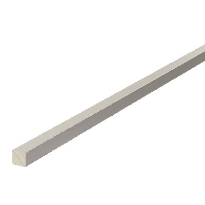 .25" Decorative Aluminum Bar, 72" L