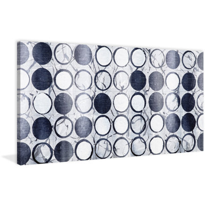 « esthétique circles », reproduction d’art sur toile tendue