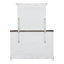 Commode 10 tiroirs avec miroir L gras