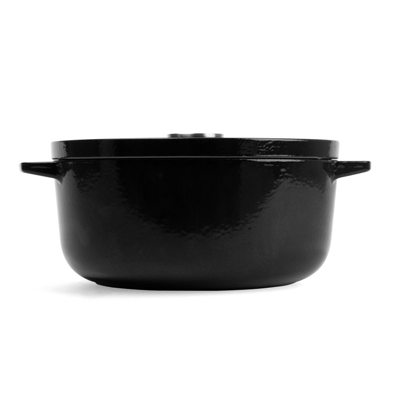 Kitchenaid Cast Iron Dutch Oven, Black, 5.2 L