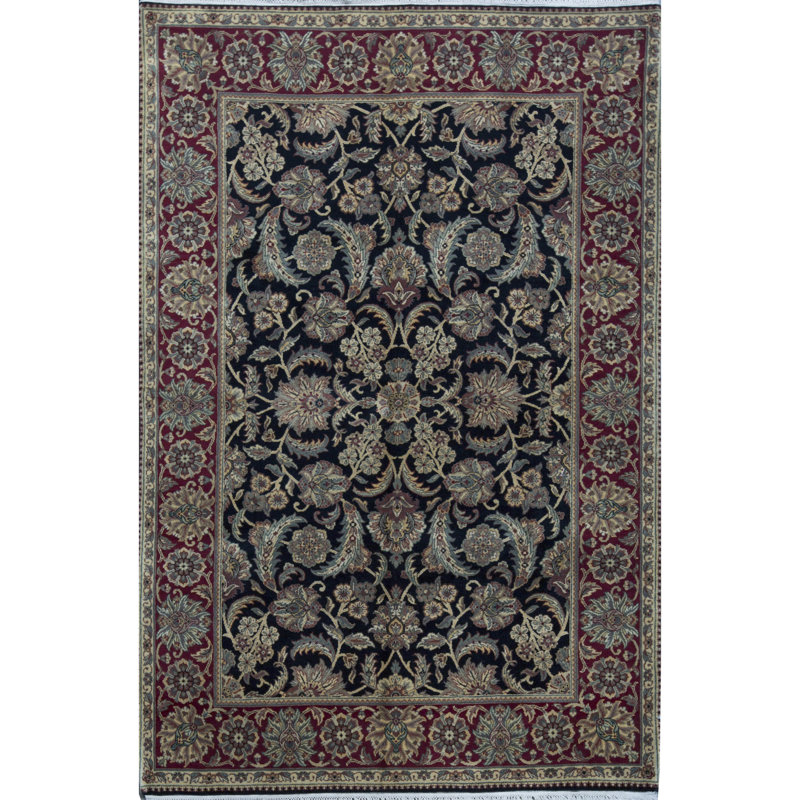 Trinity Wool Oriental Area Rug, Rectangle 5'11" x 9'