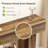 55" Console Table with 2-Tier Storage