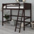 Solid Wood Loft Bed With Ladder-272117117