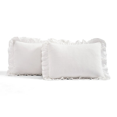 Reyna Microfiber Ruffle Skirt Bedspread Set 